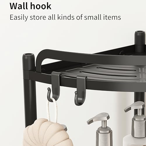 Standing Shower Caddy Corner Shelf Rustproof Shower Organizer Shampoo Holder