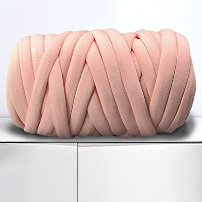 Arm Knitting Yarn, for DIY Blanket,Craft and Other Project, not Finished Goods,Shell Pink 2.2LB - color: Shell Pink, size: 2.2lb