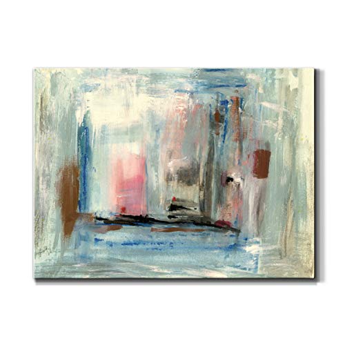 Renditions Gallery Canvas Wall Art Home Paintings & Prints Multicolored Paint Brushstrokes Glam Abstract Wall Hanging Modern Decor Artwork for Bedroom Home Office Kitchen - 8"x12" LT10 - color: Brushstrokes, size: 12"L x 8"W