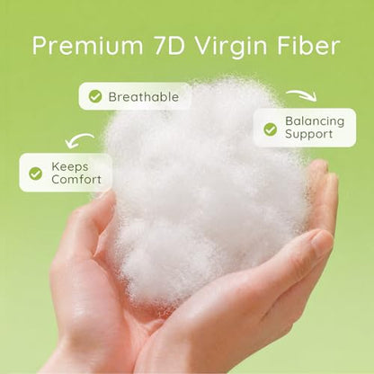 Ashler 18x18 Pillows, Hypoallergenic Throw Pillow Inserts | Soft Couch Pillows, Decorative Pillows, Throw Pillows for Bed & Sofa, Square Cushion Sham Stuffer, Fluffy & Hypoallergenic - size: 18x18 Inch