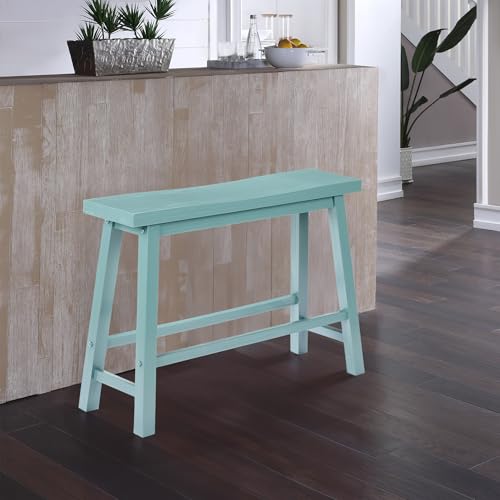 Boraam Sonoma Counter Height Backless Bench - Aspen Valley Finish - color: Aspen Valley Finish
