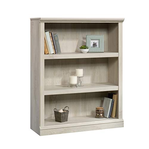 Sauder Miscellaneous Storage 3-Shelf Bookcase/ book shelf, Chalked Chestnut finish - color: Chalked Chestnut Finish