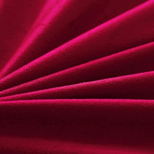 Faux Fur Velvet Fluffy Bedding Duvet Cover Set Down Comforter Quilt Cover with Pillow Sham, Ultra Soft Warm (Burgundy, Twin) - color: Burgundy, size: Twin