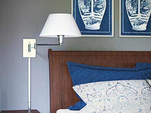 Kenroy Home 30110BS Simplicity Wall Swing Arms, Medium, Brushed Steel