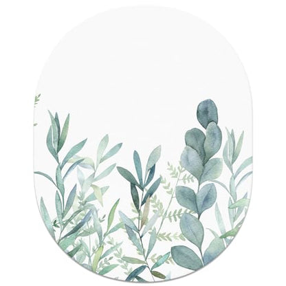 Rimilak Small Mouse Pad 6 x 8 Inch, Takes up Wrist and Mouse Space, Waterproof Compact Mini Mouse Mat for Laptop Computer Wireless Mouse Keyboard Home Office Travel,Green Leaves - color: Green Leaves, size: 8L x 6W inches