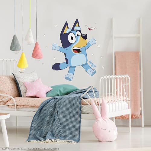 RoomMates Bluey Peel and Stick Giant Wall Decals, RMK5458GM - style: Bluey