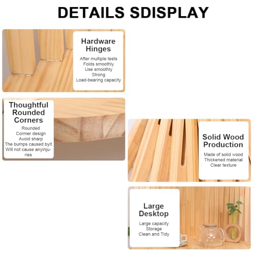 Wall Mounted Drop-Leaf Table Floating Laptop Desk, Fold Down Wall Desk, Wood Foldable Hanging Workbench, for Small Spaces, Bar, Bedroom