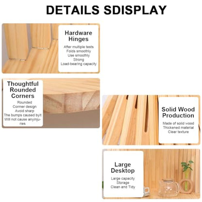 Wall Mounted Drop-Leaf Table Floating Laptop Desk, Fold Down Wall Desk, Wood Foldable Hanging Workbench, for Small Spaces, Bar, Bedroom