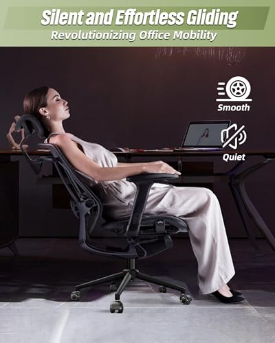 24''(60cm) Criss Cross Home Office Swivel Chair Base Replacement with Rubber Casters, Heavy Duty Desk Chair Reinforced Metal Leg, Universal Caster and Gas Cylinder Size, Matte Black - color: Style B-bundle