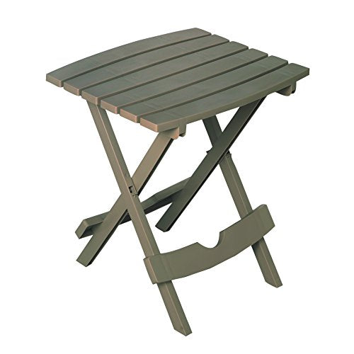 Adams Quik-Fold® Side Table - Gray - color: Grey