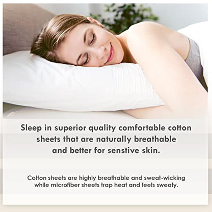 Pizuna 100% Cotton Queen Duvet Cover Set 400 Thread Count White | Long Staple Combed Cotton Sateen Weave 3 Piece Luxurious Cool Queen Comforter Cover with Hidden Button Closure - color: 01 White, size: Queen