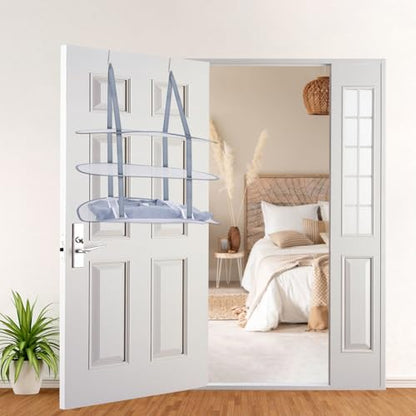 2 Pcs Sweater Drying Rack Over The Door, 3 Tier Foldable Clothes Dry Hanger | Large Mesh Laundry Drying Rack for Apartments, Dorm Rooms