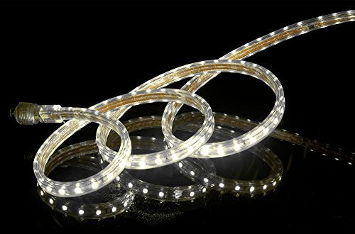 UL Listed, 10 Feet, Super Bright 2700 Lumen, 4000K Soft White, Dimmable, 110-120V AC Flexible Flat LED Strip Rope Light,Commercial Grade, Indoor Outdoor use, Ready to plug n shine - color: Soft White 4000K