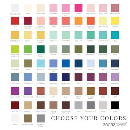 Andaz Press Table Tent Printable Place Cards, Custom Color 20-Pack, Seat Placement Cards Blank Place Card For Table Settings Name Card for Baby Bridal Wedding Shower, School Graduation Food Placecard - color: Custom