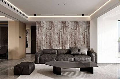 Wallpaper 118"x17.7" Wood Peel and Stick Wallpaper Thicken Dark Grey Brown Wood Wallpaper Wood Contact Paper Brown Gray Wood Plank Removable Rustic Wood Grain Self Adhesive Texture Vinyl Roll - color: Grey Brown-2, size: 17.7" x 118"