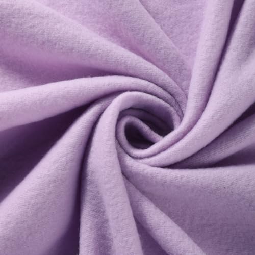 CAI TENG Fleece Throw Blankets Blanket for Couch Bed 50x60 Kids Blanket 6 Pack Warm Fleece Fabric Soft Cozy Travel Blankets & Throws Lightweight Small Wedding Gifts Yard Light Purple - color: Light Purple