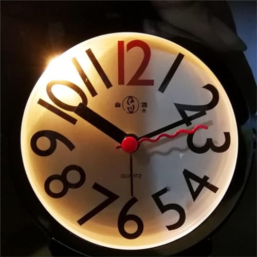Office Desktop Alarm Clock Small Rotated Clock Student Simple Lovely Clock Mini Mute Bedside Bedroom Luminous Clock-B-One Size - color: B