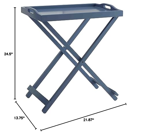 Convenience Concepts Designs2Go Tray Table, Blue - color: Blue