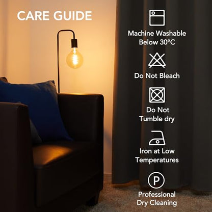 Deconovo Blackout Curtain Panel – Solid Grommet Top, Thermal Insulated & Energy‑Saving, Machine‑Washable Room Darkening Window Treatment for Bedroom & Living Room, 1 Panel, Black, 42W x 63L | Closet Drape 1 Panel, Room Darkening, Thermal Insulated, Gromme