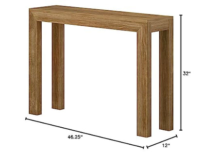 Plank+Beam Modern Console Table, 46 Inch, Pecan | Non-Toxic Finishes, Versatile Design, Modern Design, Easy Assembly, Modern Style, Quick Setup, Solid Wood - color: Pecan, size: 46 Inch