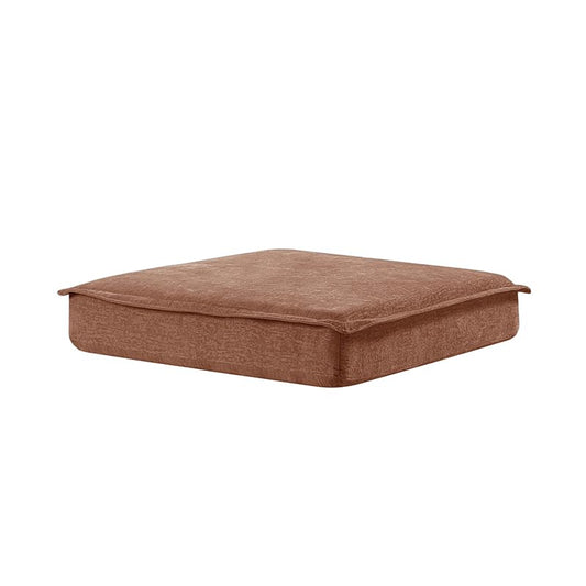 HULALA HOME Seat Cushion Cover for Sectional Sofa Couch, Burnt Orange（Cushion is not Included） - color: Burnt Orange, size: Seat Cushion Cover