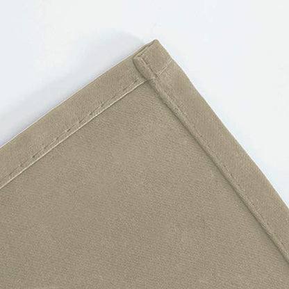 Blackout Curtains 52 x 72 inch/Beige Curtains Set of 2 Panels/Thermal Insulated Room Darkening Bedroom Curtains - color: Beige, size: 52"W x 72"L (Pack of 2)