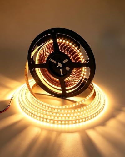 VST 12V LED Strip Lights 2835 Cuttable Connectable 120LEDs/m | Flexible & Dimmable LED Tape Light for Indoor Under Cabinet Bedroom 100Lm/M,9.6W/M, CRI 90+,Width 10mm, ETL-Listed,No Driver - color: 2700K-White, size: 8.2ft