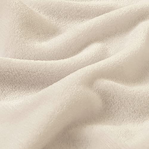 BEDELITE Fleece Blanket Soft Plush King Size Bed Blanket Beige 108"x90" | Ultra Soft Fleece, Plush Microfiber, Lightweight Warmth, All Season Comfort, Fade Resistant, Machine Washable - color: Beige, size: King(108"x90")