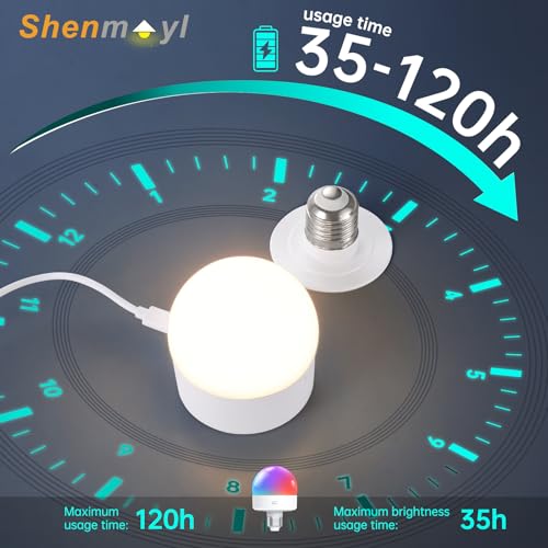 Shenmoyl Adhesive Battery Operated Wall Sconce Set of 2, 5000 mAh Battery Rechargeable Bulb with 12 RGB Colors, Stick on Wall Sconce No Drill Wall Lights, Pattern - color: Semicircle Leaf