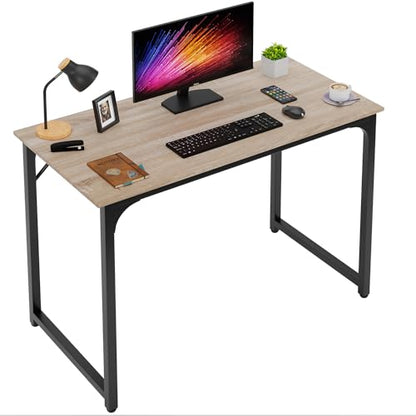 FDW 39 inches Computer Desk, Modern Simple Style Desk for Home Office, Study Student Writing Desk,Nature - color: Nature, size: 40 Inches
