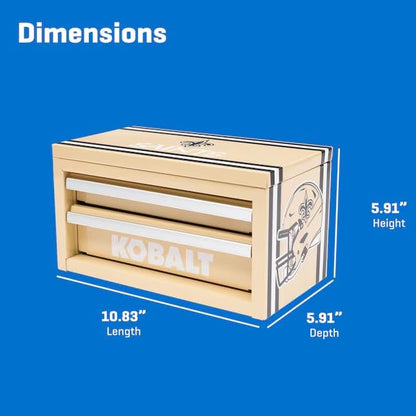 K.balt Mini Toolbox New Orleans - color: Tan, size: 2 Drawer