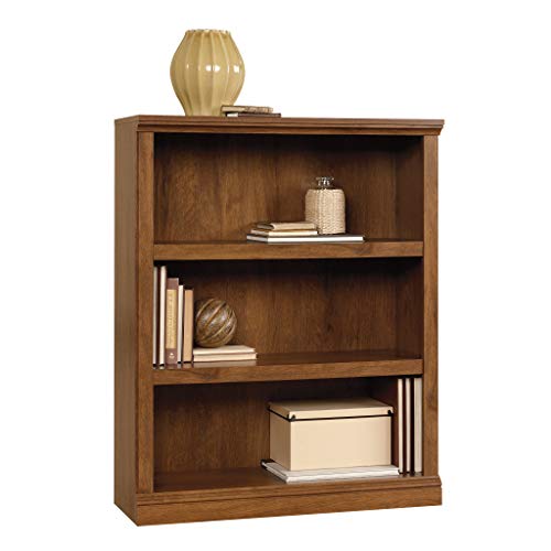 Sauder Miscellaneous Storage 3-Shelf Bookcase/ Book shelf, Oiled Oak finish - color: Oiled Oak Finish