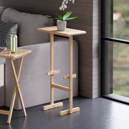 Winsome Riley Snack Table Rack in Natural Finish - color: Natural