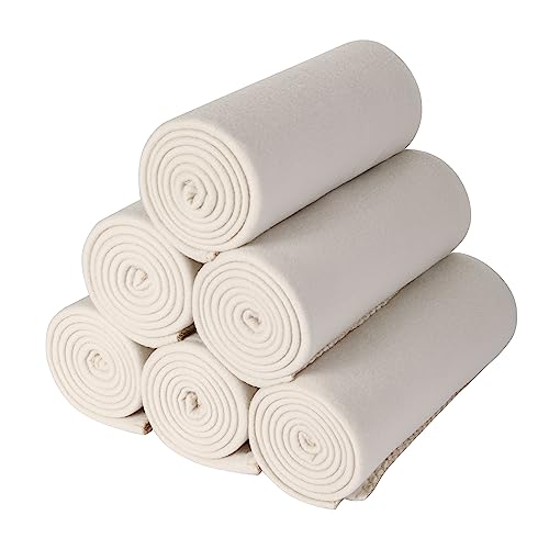 CAI TENG Fleece Throw Blankets 6 Pack Bulk Lightweight Warm Soft 50 x 60 in Kids Blanket Picnic Cozy Fleece Fabric Microfiber Small Blanket for Bed Sofa Office Travel Beige - color: Beige