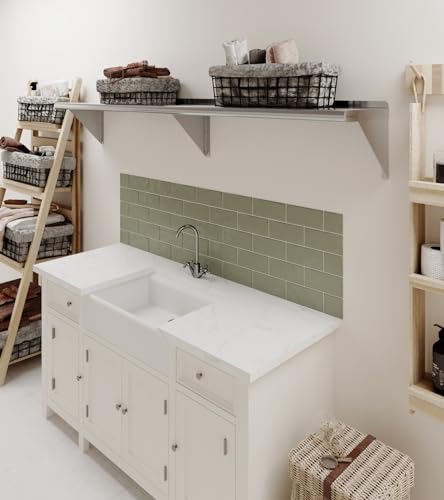 AmGood 72" Long X 12" Deep Stainless Steel Wall Shelf | NSF Certified | Appliance & Equipment Metal Shelving | Kitchen, Restaurant, Garage, Laundry, Utility Room - size: 72" Long X 12" Deep
