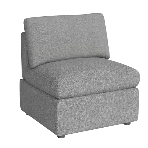 PayLessHere Single Sofa Couch Convertible Sofa 1-Seat Sofa Modular Sectional Sofa Couch for Living Room Bedroom Office,Gray