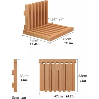 Folding Wall Table Wooden Hanging Wall Mounted Shoe Bench Ventilated Hidden Flip Down Seat Multi-Functional Floating Bedside Table - color: Walnut