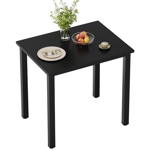 Need Small Computer Desk for Home Office 31.5 Inch Gaming Desk Black | Black Frame Sturdy and Heavy Duty Writing Desk for Small Spaces, Sturdy Writing Table for Home Office or Study Breakroom - color: Black & Black Frame, size: 31.5x23.6 inch