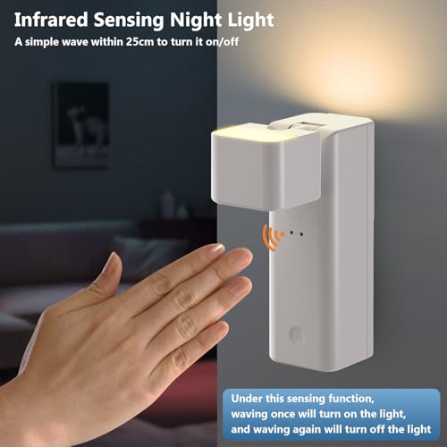 Yochoice Rechargeable Battery Operated Wall Sconce, Wireless Wall Lamp | Dimmable, Drill&Tape Installation, 4000mAh, Adjustable Angle, Bedside Reading Wall Light for Living Room Bedroom - size: 1-Pack