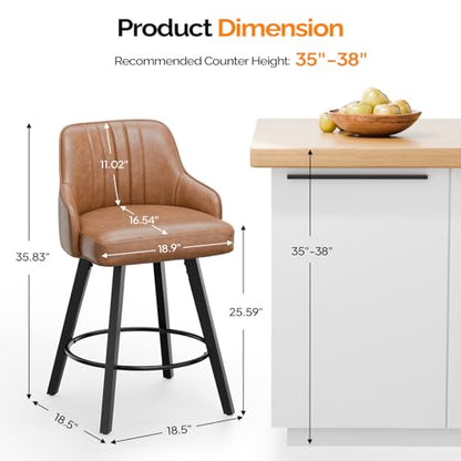 VINGLI 43 Inch Counter Height Bar Table Set with 2 Bar Stools, Wood Narrow Long Pub Table Set, Compact Bar Table for Kitchen/Dining Room/Sofa, Brown - color: Brown, size: 43"L