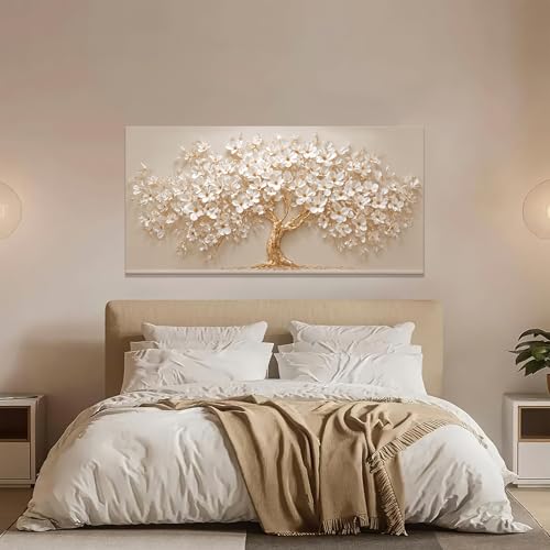 Tsomzxng Nature Tree Of Life Wall Art Prints Canvas Prints Picture Botanical Prints Canvas Art Wall Decor For Living Room Modern Elegance Wall Artwork Bedroom Office Home Decoration 24" X 48" - color: LAI-12A, size: 48"L x 24"W
