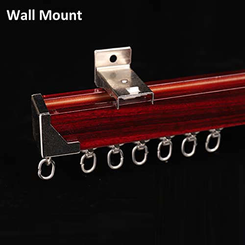 Curtain Rails for Garage/Gazebo/Pergola with Hooks, Aluminum Curtain Track Room Divider Kit for Small Space/Studio Apartment/Kids Bedroom/Doorway (Wall-150cm/4.9ft/59in - color: Wall, size: 150cm/4.9ft/59in
