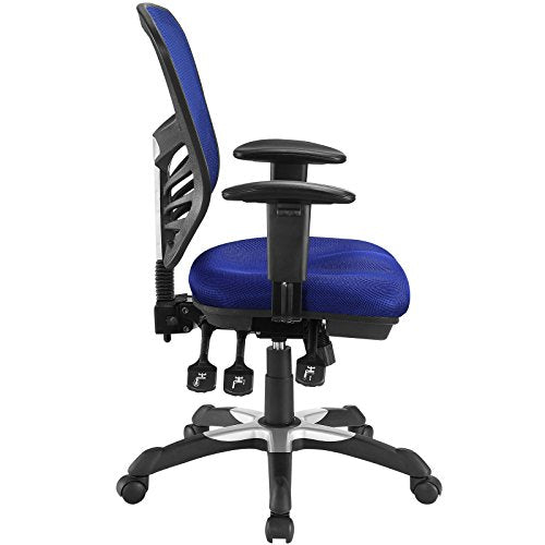 Modway EEI-757 Articulate Ergonomic Mesh Office Chair in Blue - color: Blue