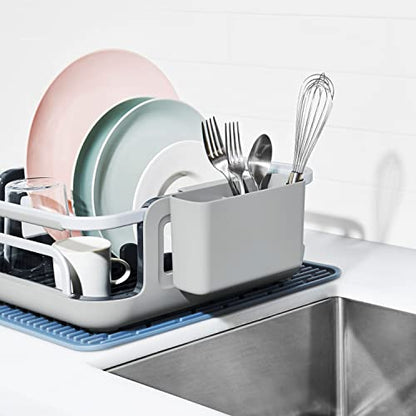 OXO Good Grips Extendable Over-The-Sink Aluminum Drying Dish Rack - size: One Size