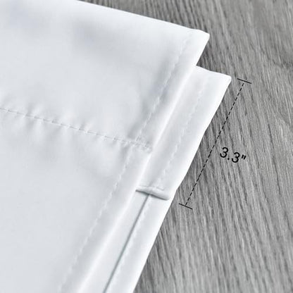 Pure White Balloon Shades Room Darkening Kitchen Window Curtain - Adjustable Thermal Insulated Tie Up Curtain Panel for Bathroom (34 W x 45 inches Long,1 Panel) - color: Pure White, size: 34"W x 45"H