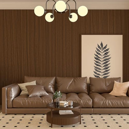 BAYYA Extra Wide Wood Grain Peel and Stick Wallpaper Brown Thick 31.5x157inch Light Walnut Contact Paper for Cabinets Self-Adhesive Waterproof Furniture Stickers Tan Wood Vinyl Wrap Counter Top Covers | Light Walnut Contact Paper for Cabinets Self-Adhesiv