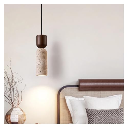 Chandelier, Retro Small lamp Bedroom headboard Surround Restaurant bar Counter Single Head Pendant(White) - size: White