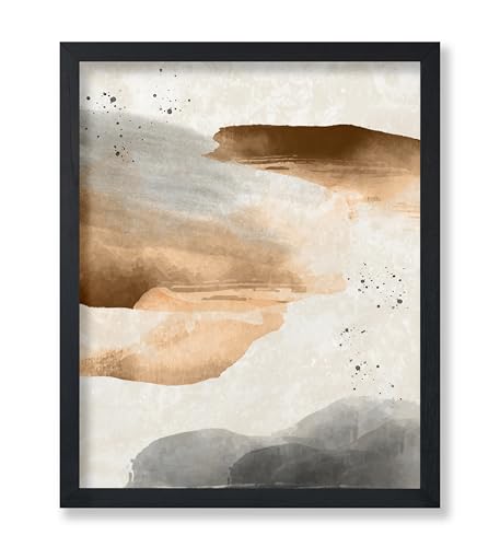 Poster Master Abstract Flow Poster - Neutral Watercolor Painting Print - Abstract & Mid Century Modern Art - Aesthetic & Chic Boho Art - Minimal Living Room Decor - 8x10 UNFRAMED Wall Art - color: Style-07, size: 8"L x 10"W