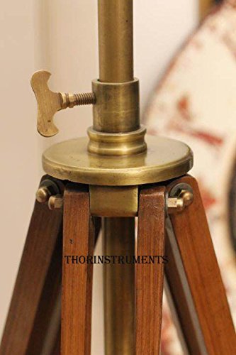 Thor Vintage Classic Tripod Floor Lamp Nautical Floor Lamp Home Decor lamp (Without Lampshade) Rustic Vintage Home Decor Gifts
