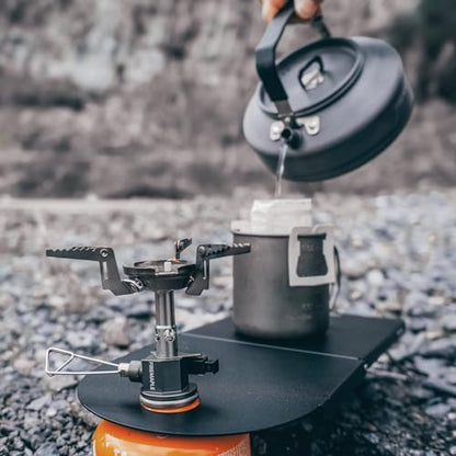 Firemaple Petrel Ultralight Folding Table Aluminum Alloy Table for Camping | Adjustable Height, Linkable Dual-Table Setup, Wide Compatibility, Aluminum Alloy & Stainless Steel, Ultra-Compact, 191g